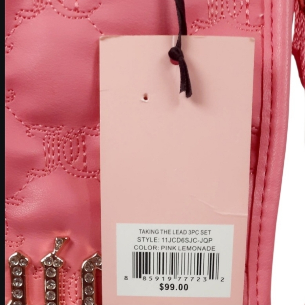Juicy Couture Pink Quilted Crossbody/Handbag- NWT Never Used - Picture 4 of 4